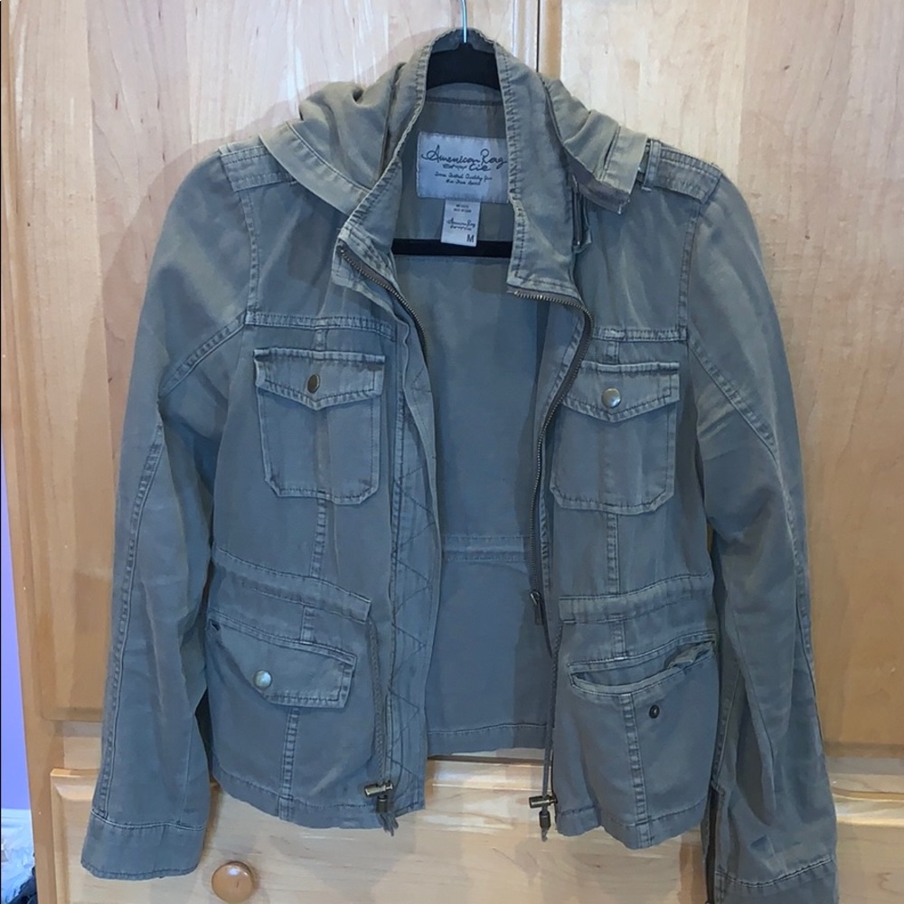Trendy green jacket